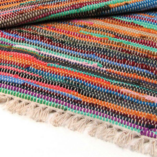 Indian Rag Rug - Natural