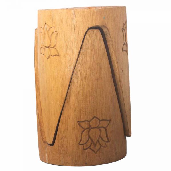 Indonesian Interlocking Stools - Natural Finish