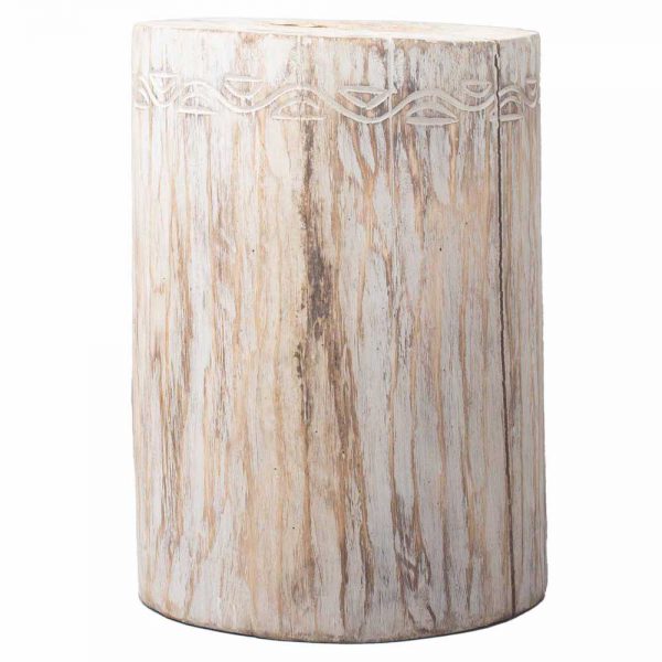 Indonesian Tribal Table - Whitewash Finish