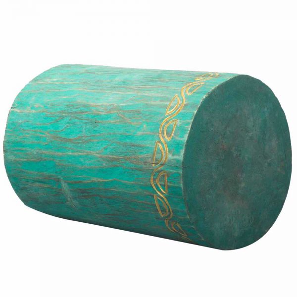 Indonesian Tribal Table - Turquoise Finish