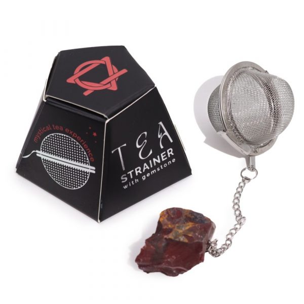 Raw Crystal Gemstone Tea Strainer (Various Gemstones) - Image 4