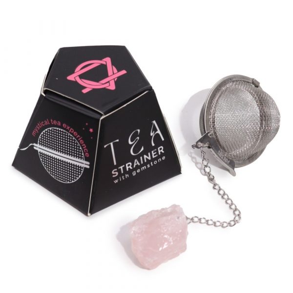 Raw Crystal Gemstone Tea Strainer (Various Gemstones) - Image 11