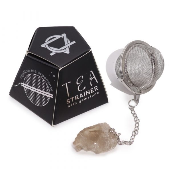 Raw Crystal Gemstone Tea Strainer (Various Gemstones) - Image 10
