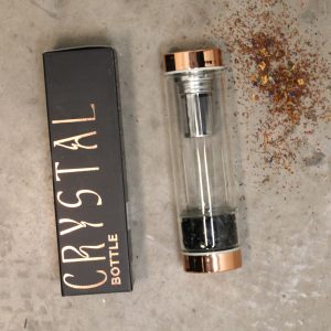 Crystal Glass Tea Infuser Bottle