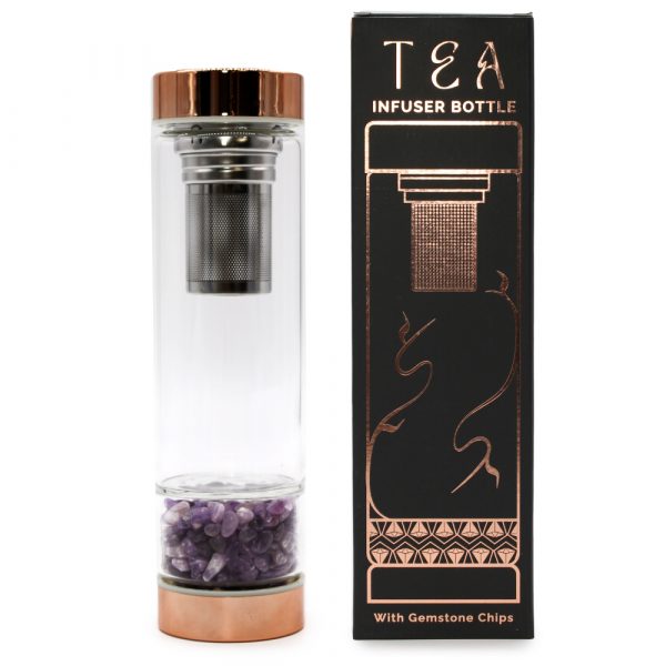 Crystal Glass Tea Infuser Bottle - Image 7