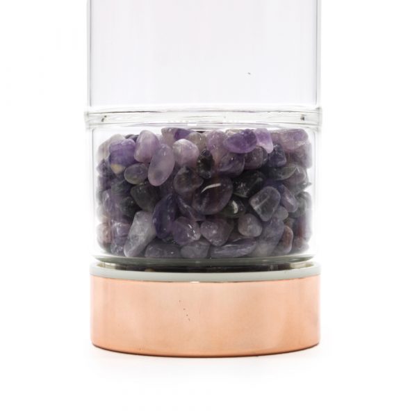 Crystal Glass Tea Infuser Bottle - Image 8