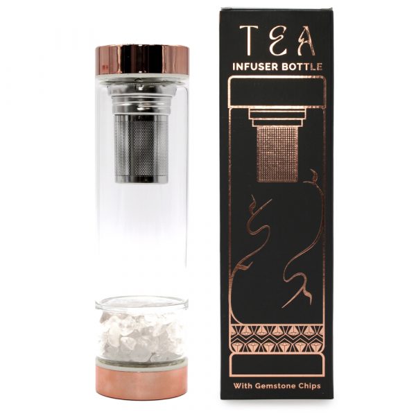 Crystal Glass Tea Infuser Bottle - Image 2