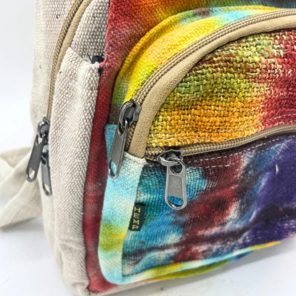 Hemp Tie-Dye Sling Shoulder Bag - Image 3