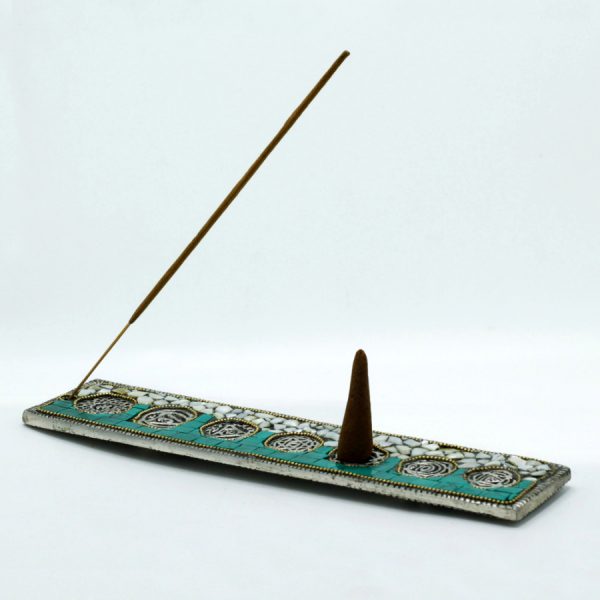 Seven Chakra Tibetan Decor Incense Holder - Image 3