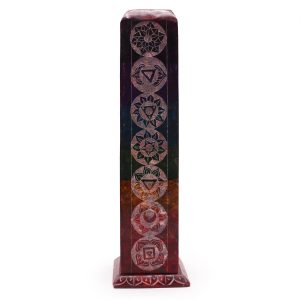 Soapstone Chakra Tower Incense Holder