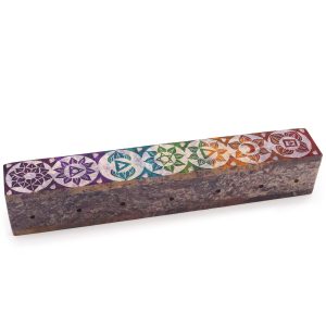 Soapstone Chakra Incense Box