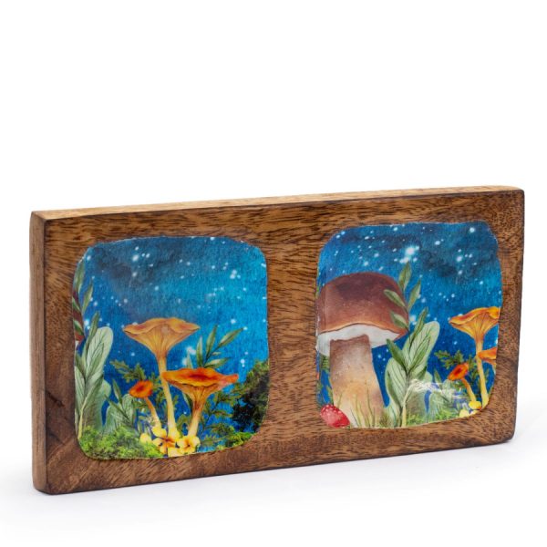 Mushroom Design Double Trinket Tray - Image 2