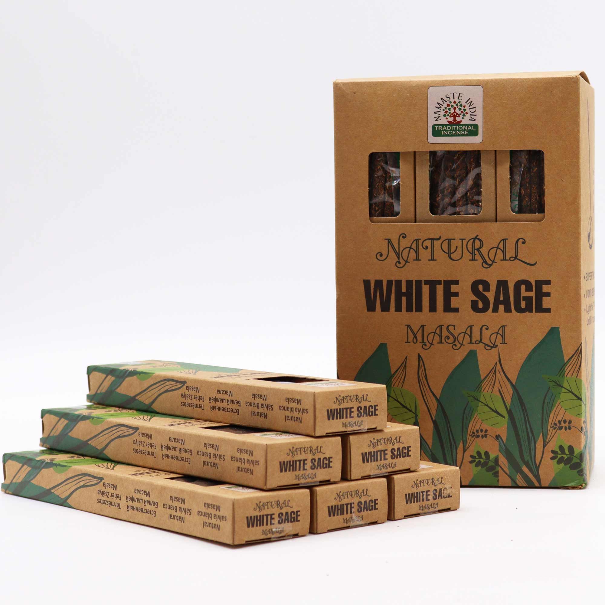 Natural Botanical Masala Incense - White Sage - Image 3