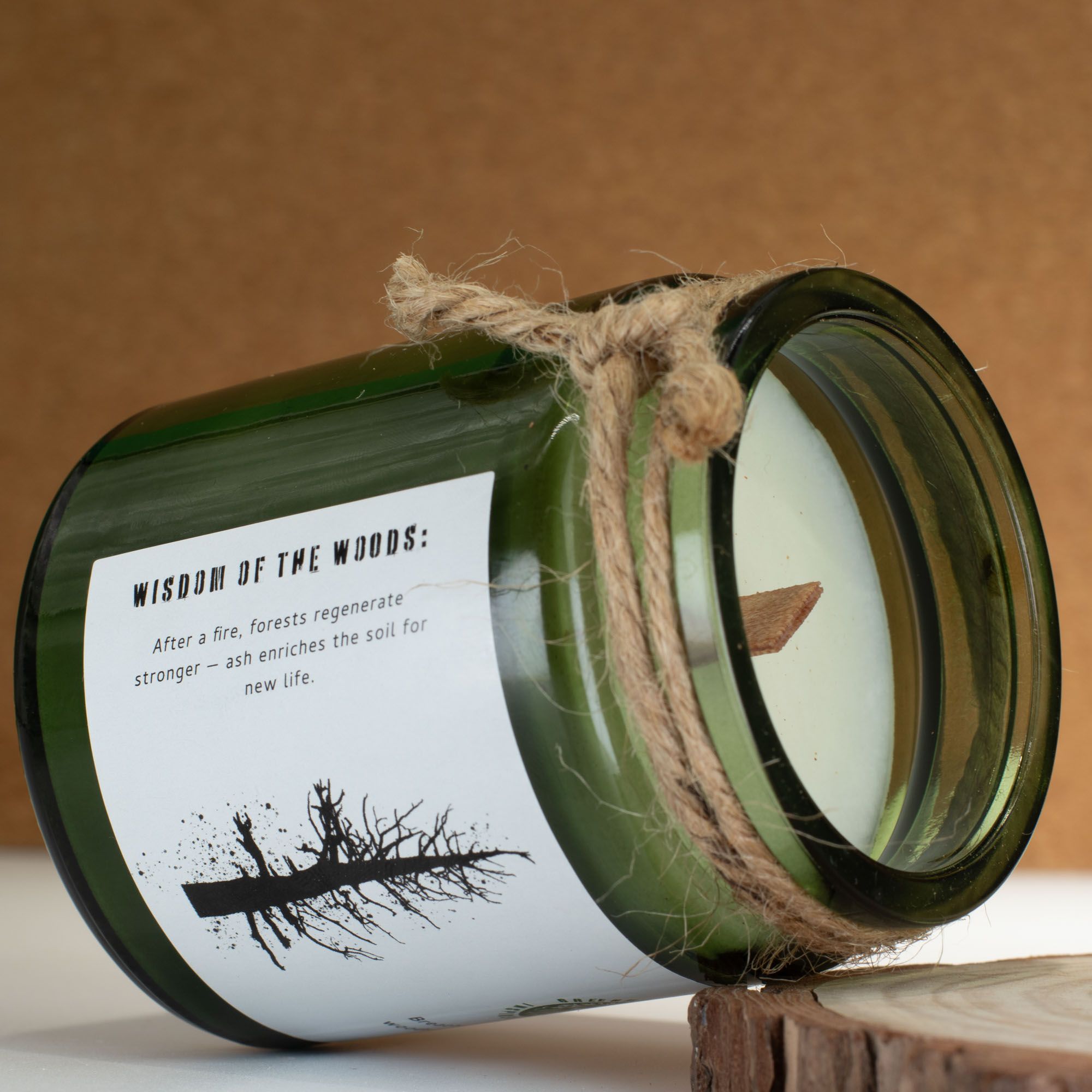 Greenman Woodwick Soy Candle - Ash & Woodsmoke - Image 4