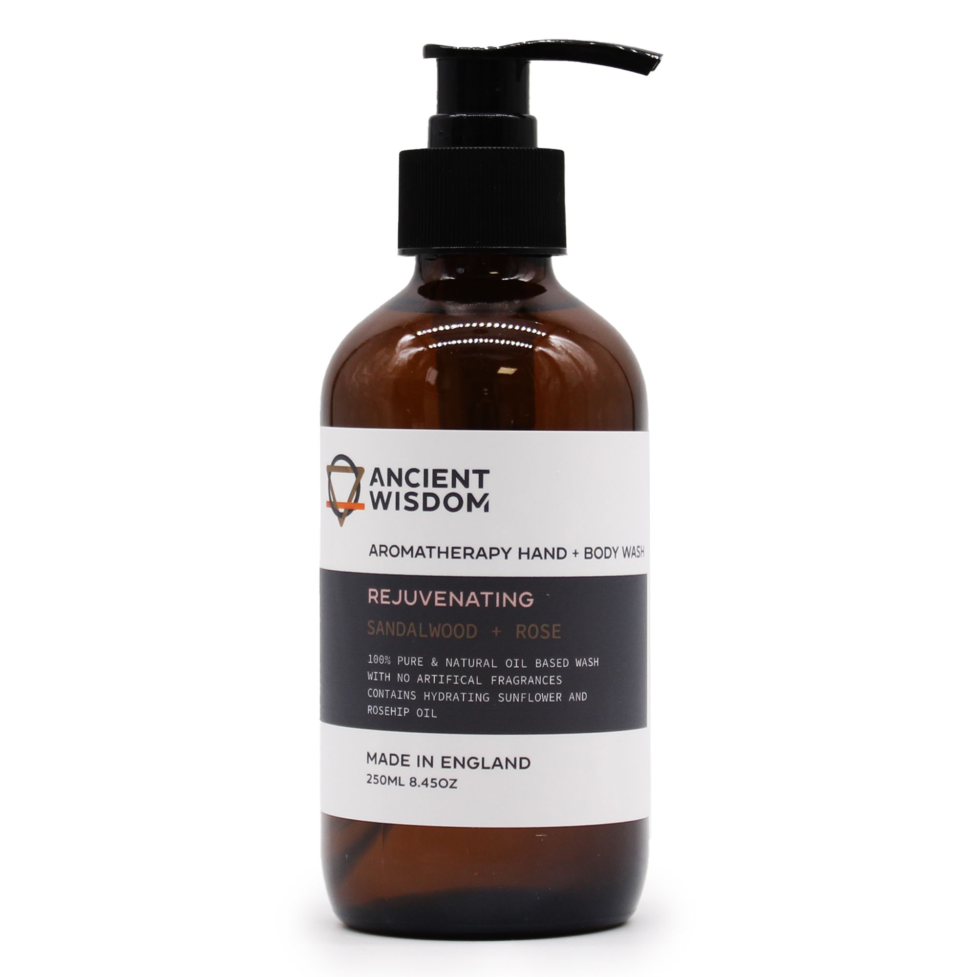 Sandalwood & Rose Hand & Body Wash 250ml - Image 4