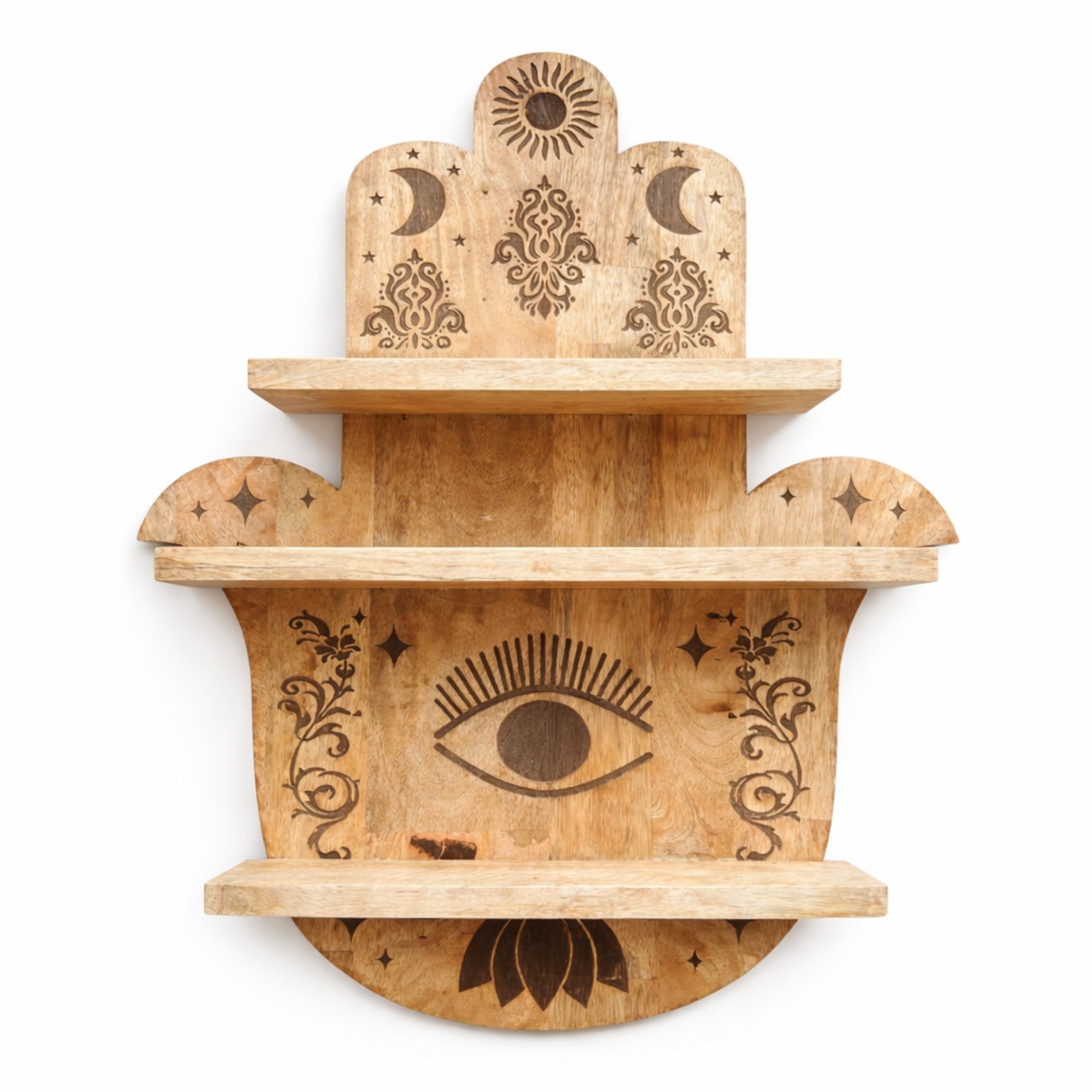 Hamsa Shaped Wall Shelf - Image 2