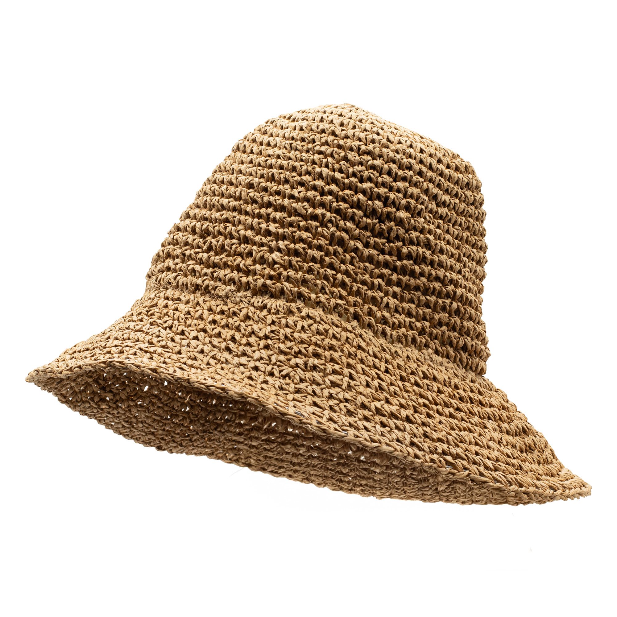 Nomad Sari Floppy Straw Sun Hat - Natural Coffee - Image 7