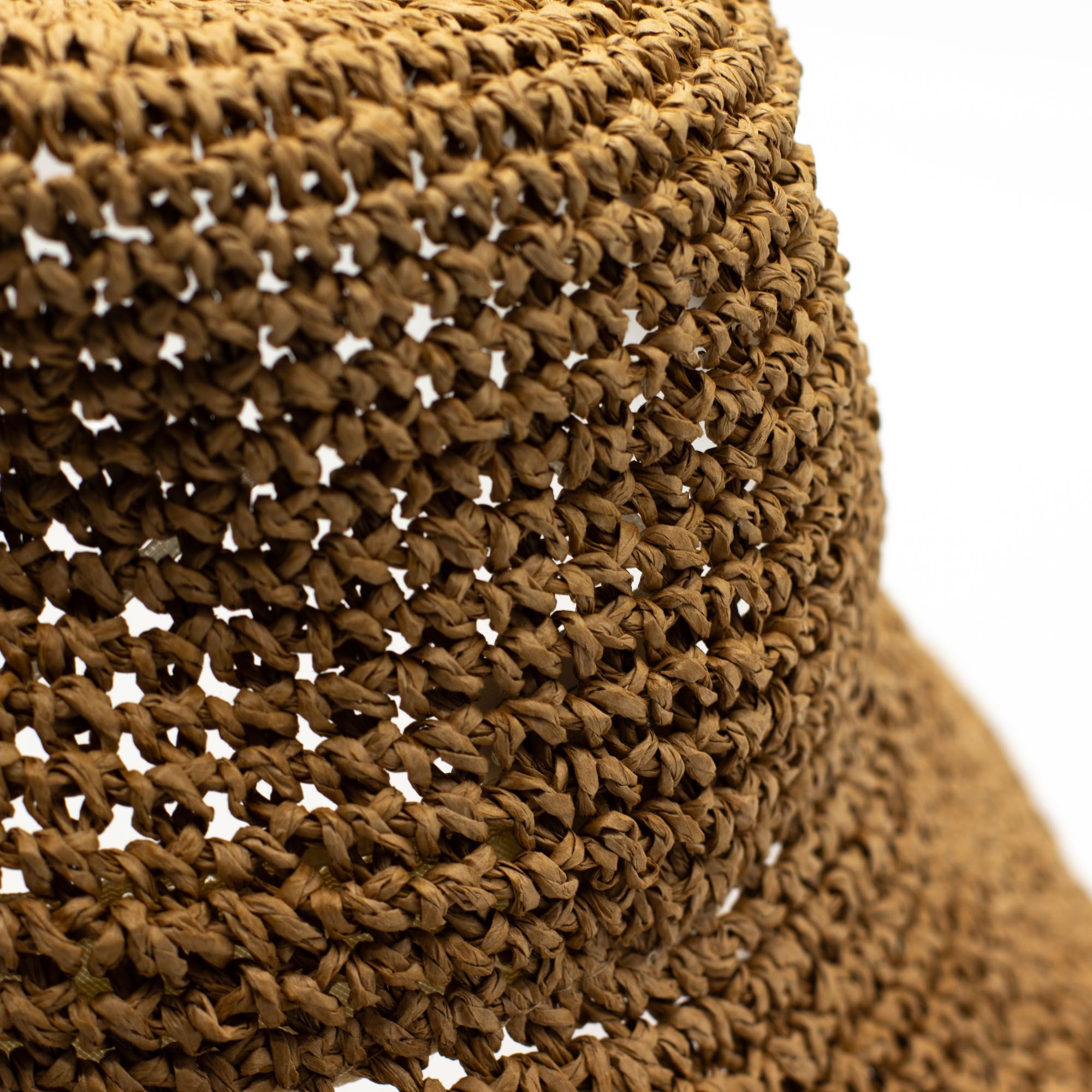 Nomad Sari Floppy Straw Sun Hat - Natural Coffee - Image 5